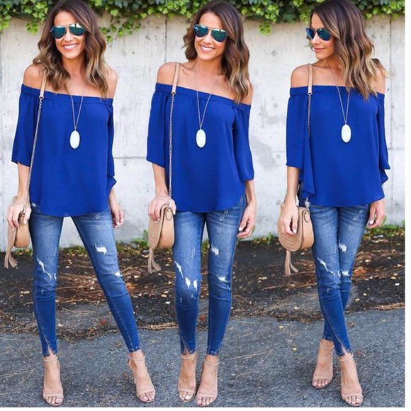 Tops - Off Shoulder Top